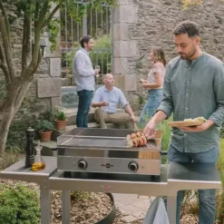 Plancha Electrique Double Inox DESIGN KRAMPOUZ -Peugeot Boutique plancha electrique double inox design krampouz p 12