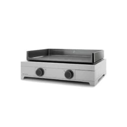 Plancha Electrique En Fonte Châssis Inox FORGE ADOUR 2 Feux MODERN 60 -Peugeot Boutique plancha electrique en fonte chassis inox forge adour 2 feux modern 60 2