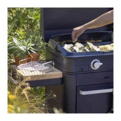 Plancha Gaz + Chariot + Capot Combo ENOSIGN 65 Bleu Navy -Peugeot Boutique plancha gaz chariot capot combo enosign 65 bleu navy 1