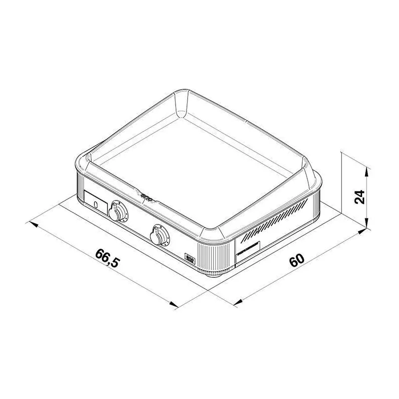 Plancha Gaz Fonte ENOSIGN ENO 65 Inox 5 Plancha Gaz Fonte ENOSIGN ENO 65 Inox – Image 5