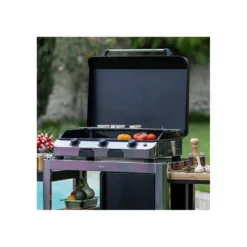 Plancha Gaz Fonte Fusion ENO 75 Inox 32 Plancha Gaz Fonte Fusion ENO 75 Inox -Peugeot Boutique plancha gaz fonte fusion eno 75 inox 12