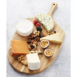 Planche à Découper Servir Tapas En Bois D´Acacia Ovale Point Virgule