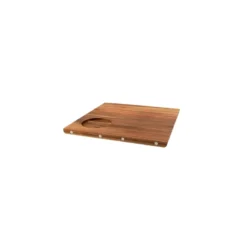 Planche De Service Tapas En Acacia Avec Aimants 33x33x2 Cm Point Virgule