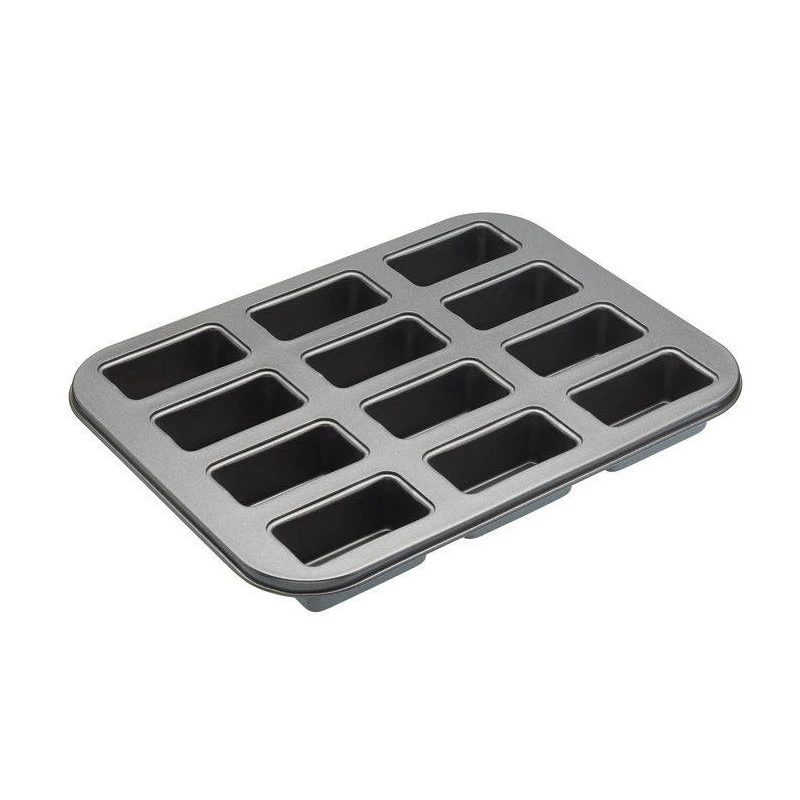 Kitchen Craft Plaque De 12 Moules Rectangulaires Individuels Pain Cake Gâteau MASTERCLASS 4 Kitchen Craft Plaque De 12 Moules Rectangulaires Individuels Pain Cake Gâteau MASTERCLASS – Image 4