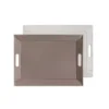 Plateau FreeForm 40 X 28 TAUPE BLANC SC