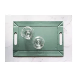 Plateau FreeForm 55 X 41 Vert Celadon / Blanc 11 Plateau FreeForm 55 X 41 Vert Celadon / Blanc -Peugeot Boutique plateau freeform 55 x 41 vert celadon blanc 5