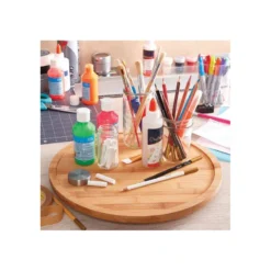 Kitchen Craft Plateau Tournant En Bambou KitchenCraft D35 Cm