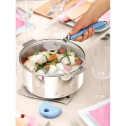 PLATINE Couvercle Amovible Verre Cerclé Inox CRISTEL D 16 -Peugeot Boutique platine couvercle amovible verre cercle inox cristel d 16 2