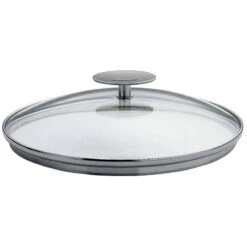PLATINE Couvercle Amovible Verre Cerclé Inox CRISTEL D 16