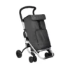 PLAYCARE Poussette De Marché Senior Chariot De Courses 6 Roues PLAYMARKET Gris Anthracite