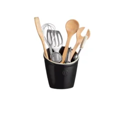 Pot à Ustensiles Céramique Emile Henry Noir Truffe 6 Pot à Ustensiles Céramique Emile Henry Noir Truffe -Peugeot Boutique pot a ustensiles ceramique emile henry blanc farine 2