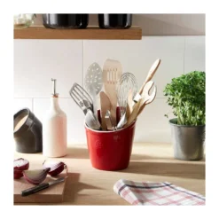 Pot à Ustensiles Céramique Emile Henry Rouge Grand Cru -Peugeot Boutique pot a ustensiles ceramique emile henry rouge grand cru 4