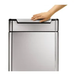 Poubelle De Cuisine Rectangulaire Touch Bar Simplehuman Tri Sélectif 48 L INOX -Peugeot Boutique poubelle de cuisine rectangulaire touch bar simplehuman tri selectif 48 l inox 6