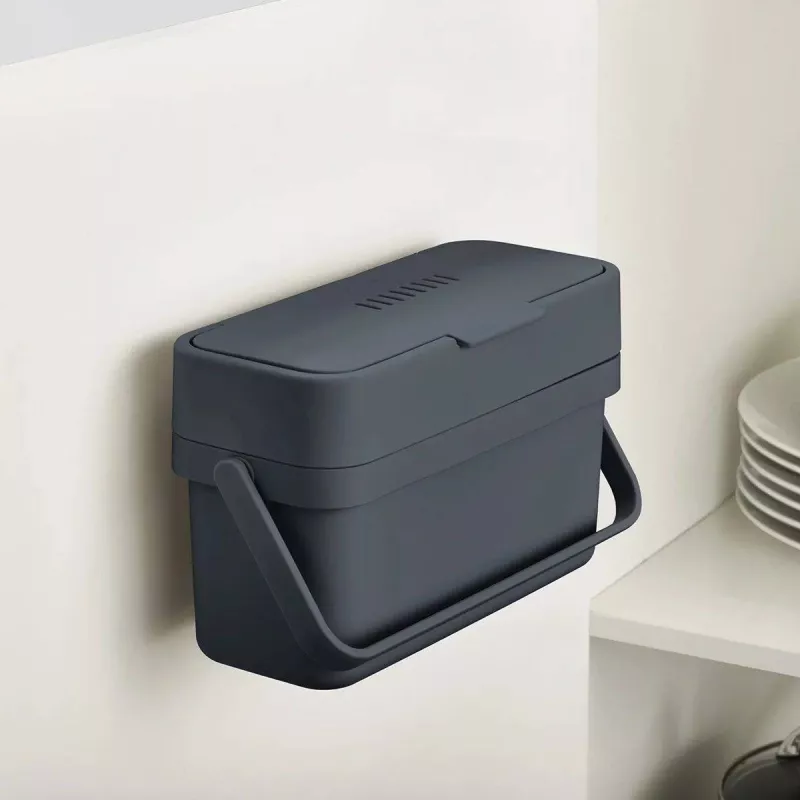 COMPO Poubelle De Cuisine Tri Sélectif Modulable Joseph Joseph 4 L Gris Graphite 2 COMPO Poubelle De Cuisine Tri Sélectif Modulable Joseph Joseph 4 L Gris Graphite – Image 2