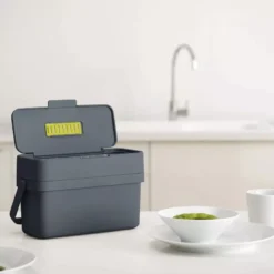 COMPO Poubelle De Cuisine Tri Sélectif Modulable Joseph Joseph 4 L Gris Graphite 15 COMPO Poubelle De Cuisine Tri Sélectif Modulable Joseph Joseph 4 L Gris Graphite -Peugeot Boutique poubelle de cuisine tri selectif modulable stack joseph joseph 4 l noir 5