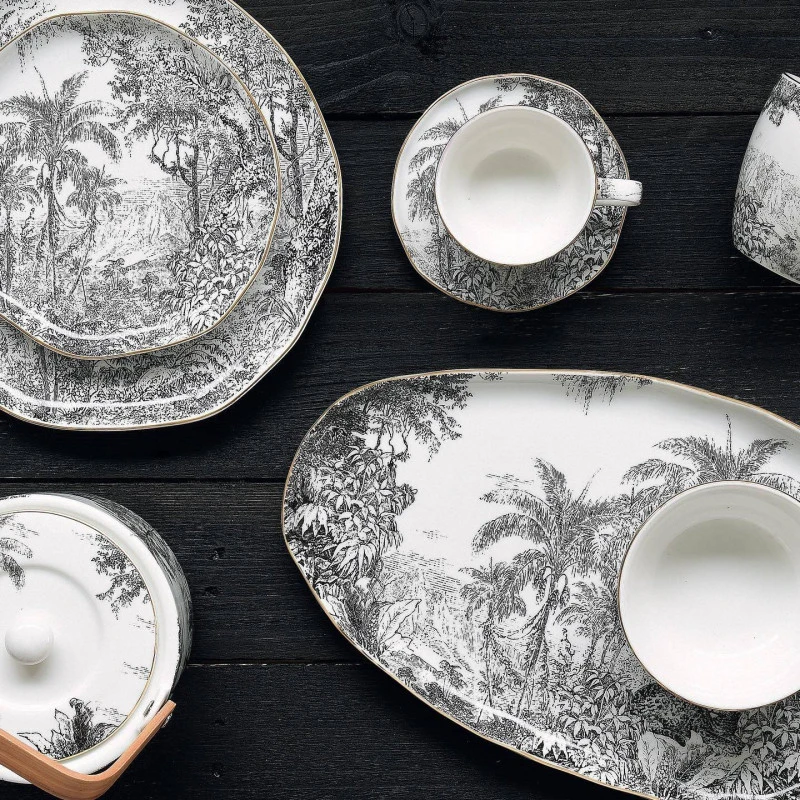 EASY LIFE RAIN FOREST Tasse Thé Café En Porcelaine 12 Cl 2 EASY LIFE RAIN FOREST Tasse Thé Café En Porcelaine 12 Cl – Image 2