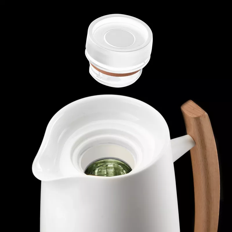 RIVIERA '63 Carafe Thermique GUZZINI 1 L Blanche 3 RIVIERA '63 Carafe Thermique GUZZINI 1 L Blanche – Image 3