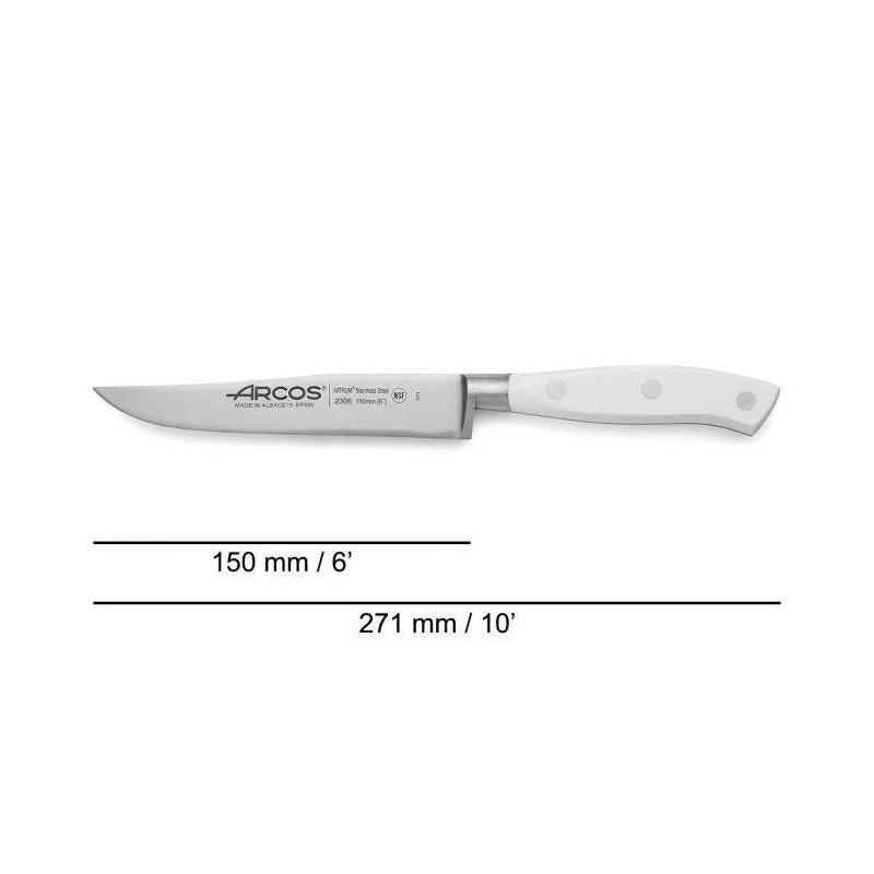 RIVIERA BLANC Couteau à Découper ARCOS 15 Cm 16 RIVIERA BLANC Couteau à Découper ARCOS 15 Cm – Image 16