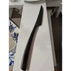 RIVIERA Couteau De Table BUGATTI Finition PVD Noir Mat - L´unité -Peugeot Boutique riviera couteau de table bugatti finition pvd noir mat lunite 5