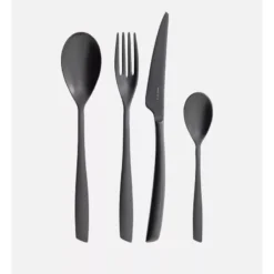 RIVIERA Cuillère à Café BUGATTI Finition PVD Noir Mat - L´unité -Peugeot Boutique riviera cuillere a cafe bugatti finition pvd noir mat lunite 4