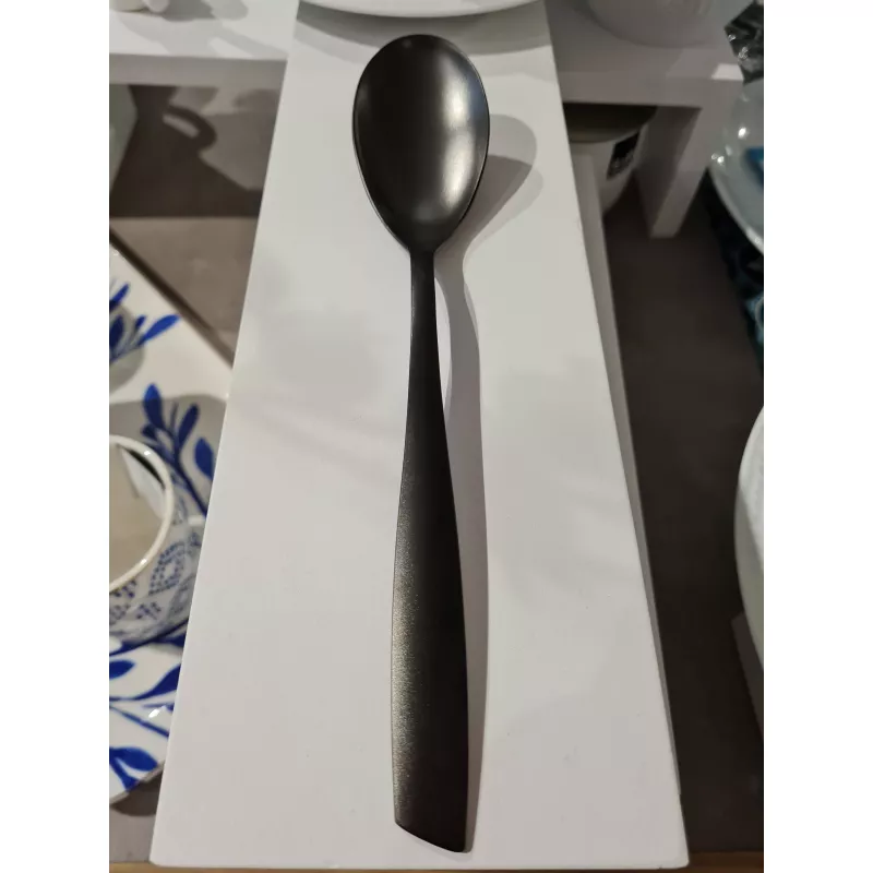 RIVIERA Cuillère De Table BUGATTI Finition PVD Noir Mat - L´unité 2 RIVIERA Cuillère De Table BUGATTI Finition PVD Noir Mat - L´unité – Image 2