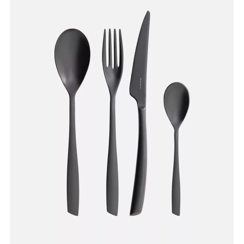 RIVIERA Cuillère De Table BUGATTI Finition PVD Noir Mat - L´unité 5 RIVIERA Cuillère De Table BUGATTI Finition PVD Noir Mat - L´unité – Image 5