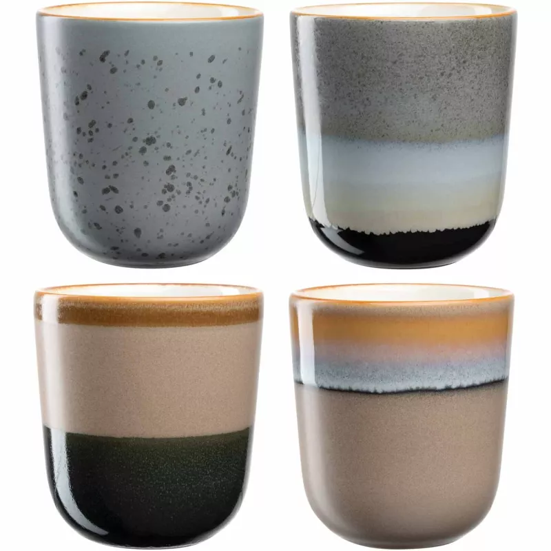ROMA Set De 4 Mug En Céramique 330 Ml Leonardo 3 ROMA Set De 4 Mug En Céramique 330 Ml Leonardo – Image 3
