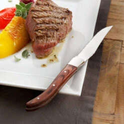 ROYAL STEAK Bois Coffret De 4 Couteaux Amefa -Peugeot Boutique royal steak bois coffret de 4 couteaux amefa 3