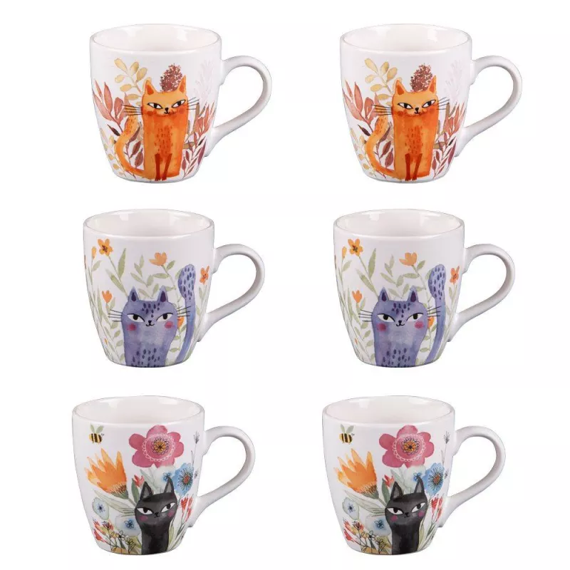 SAVANNAH Coffret 6 Tasses 23 Cl En Porcelaine TABLE PASSION 2 SAVANNAH Coffret 6 Tasses 23 Cl En Porcelaine TABLE PASSION – Image 2