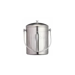 Kitchen Craft Seau Poubelle à Compost 5L Inox