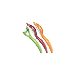 SET 3 éplucheurs Julienne Dentelé Pour Peaux Fines Et économe