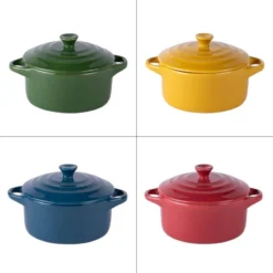 Set 4 Mini Cocotte Ronde D9 OLD -Peugeot Boutique set 4 mini cocotte ronde d9 old 3