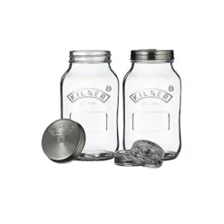 Set De 2 Bocaux Fermentation En Verre KILNER 1 L