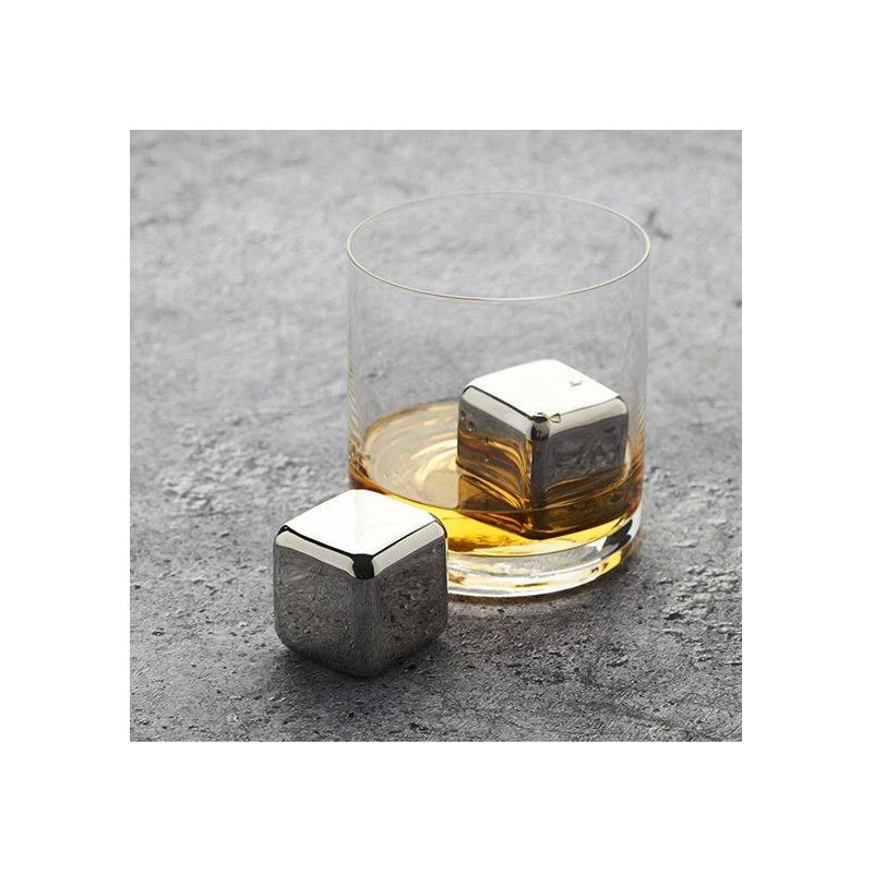 Set De 2 Glaçons Réutilisables En Inox Avec Pochette Point Virgule 2 Set De 2 Glaçons Réutilisables En Inox Avec Pochette Point Virgule – Image 2