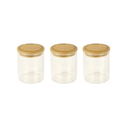 Set De 3 Pots à épices En Verre Pebbly 190 Ml