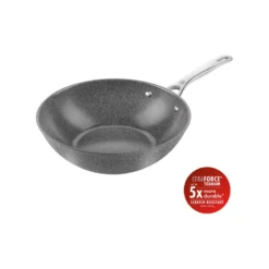 SALINA Wok Revêtement Céramique Céraforce Titanium D30 Cm BALLARINI -Peugeot Boutique set de poeles 3pcs revetement ceramique d24 et d28 avec poignee amovible ballarini p 13