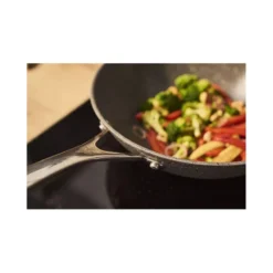 SALINA Wok Revêtement Céramique Céraforce Titanium D30 Cm BALLARINI -Peugeot Boutique set de poeles 3pcs revetement ceramique d24 et d28 avec poignee amovible ballarini p 3
