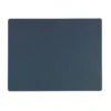 Set De Table Rectangulaire NUPO En Cuir Recyclé LINDDNA 45 X 35 Bleu Foncé