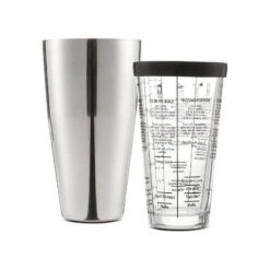 Kitchen Craft SHAKER Cocktail Inox + Verre Gradué 400ml Avec Recettes KitchenCraft -Peugeot Boutique shaker cocktail inox verre gradue 400ml avec recettes kitchencraft 4