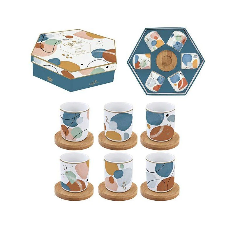 EASY LIFE SHAPES Coffret Tasse Expresso Porcelaine - Les 6 2 EASY LIFE SHAPES Coffret Tasse Expresso Porcelaine - Les 6 – Image 2
