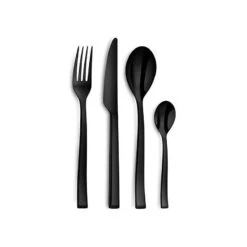 SIDE Ménagère 24 Pièces Inox COUZON Noir -Peugeot Boutique side menagere 24 pieces inox couzon noir 2