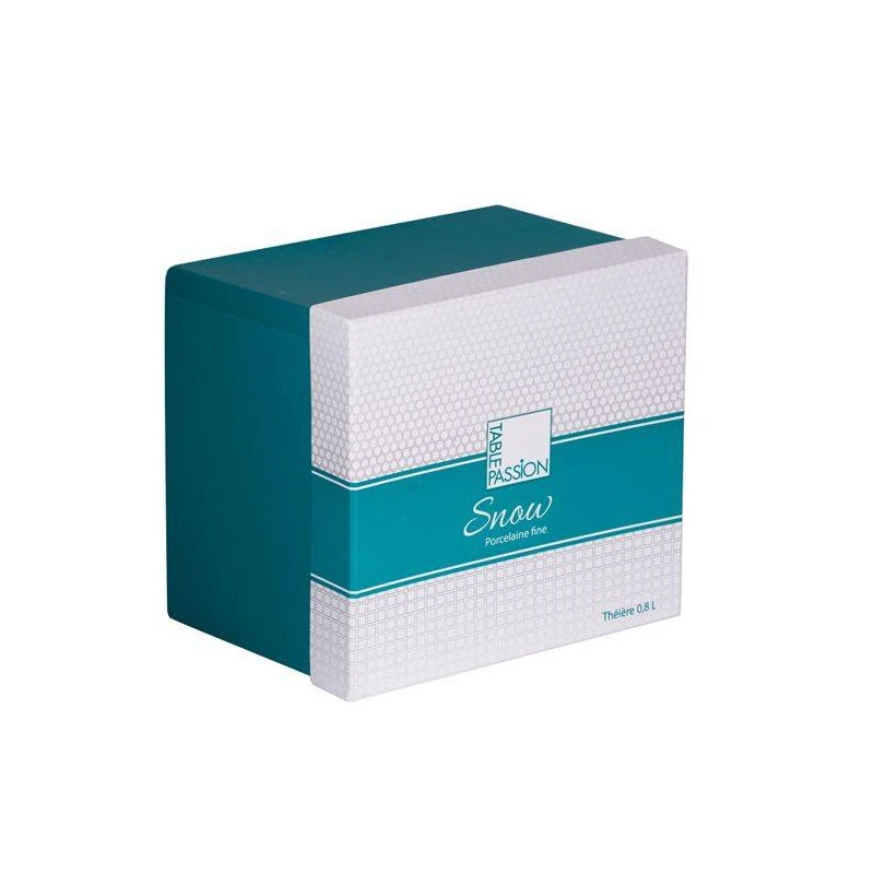 SNOW Théière Porcelaine Blanche 0.8 L SC 2 SNOW Théière Porcelaine Blanche 0.8 L SC – Image 2