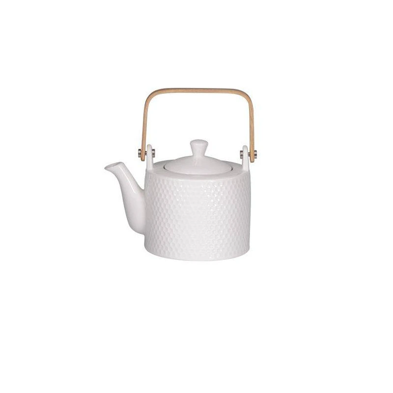 SNOW Théière Porcelaine Blanche 0.8 L SC 3 SNOW Théière Porcelaine Blanche 0.8 L SC – Image 3