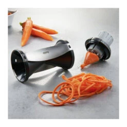 SPIRELLI 2.0 Taille Julienne Légumes SPIRALE Double GEFU Inox 14 SPIRELLI 2.0 Taille Julienne Légumes SPIRALE Double GEFU Inox -Peugeot Boutique spirelli 20 taille julienne legumes spirale double gefu inox 4