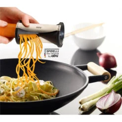 SPIRELLI Taille Julienne Légumes SPIRALE Double GEFU Noir SC 11 SPIRELLI Taille Julienne Légumes SPIRALE Double GEFU Noir SC -Peugeot Boutique spirelli taille julienne legumes spirale double gefu noir 3