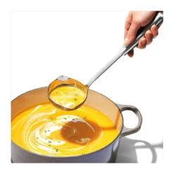 STEEL Louche De Service Inox Avec Bec Verseur OXO -Peugeot Boutique steel louche de service inox avec bec verseur oxo 5