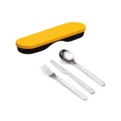 STORE&GO 3 Couverts De Voyage Avec Boite Jaune GUZZINI SC -Peugeot Boutique storego 3 couverts de voyage avec boite jaune guzzini 5