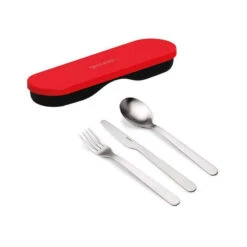 STORE&GO 3 Couverts De Voyage Avec Boite Rouge GUZZINI SC -Peugeot Boutique storego 3 couverts de voyage avec boite rouge guzzini 2