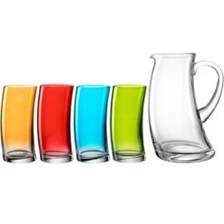 SWING Coffret Pichet 1.3 L Avec 4 Verres Haut 45 Cl LEONARDO SC -Peugeot Boutique swing coffret pichet 13 l avec 4 verres haut 45 cl leonardo 5