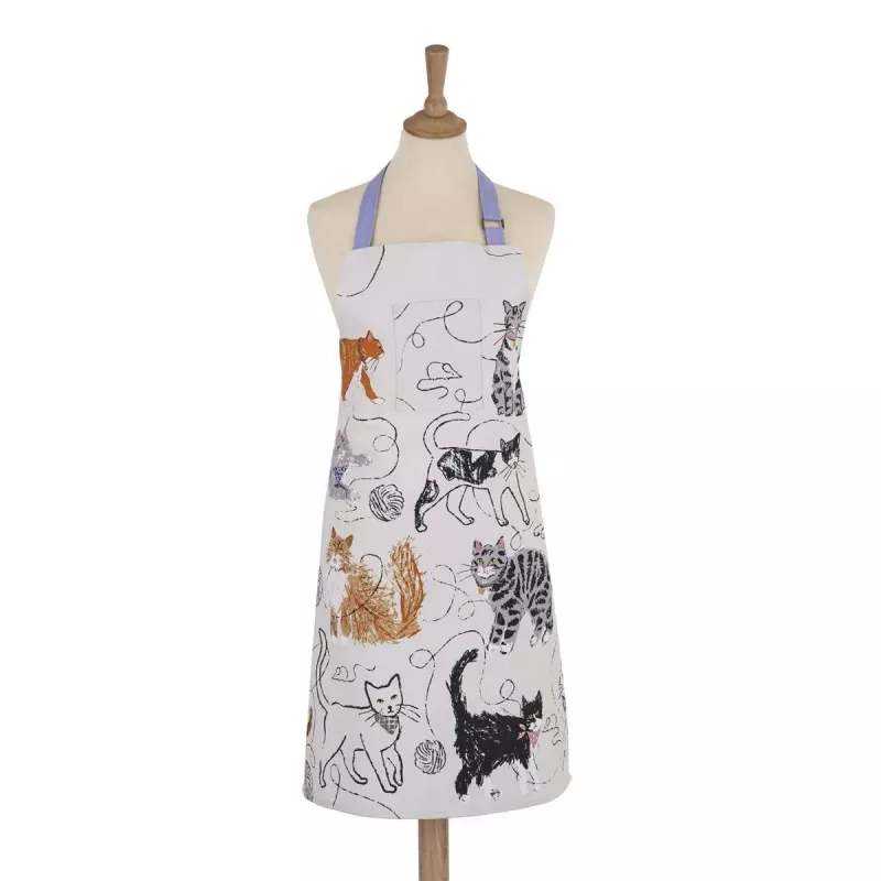 Tablier 100 % Coton Biologique Nos Amis Les Chats ULSTER WEAVERS 8 Tablier 100 % Coton Biologique Nos Amis Les Chats ULSTER WEAVERS – Image 8